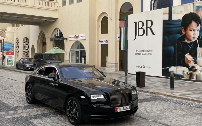 Rolls Royce Wraith Dubai black