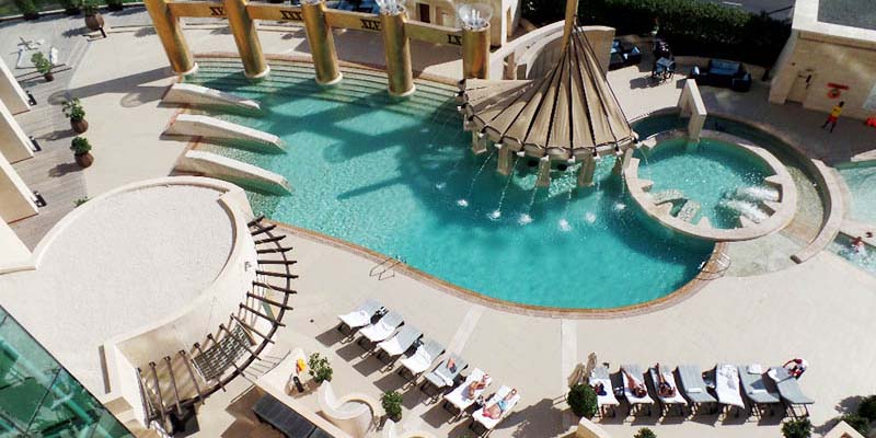 Raffles Dubai PRIVATE pool