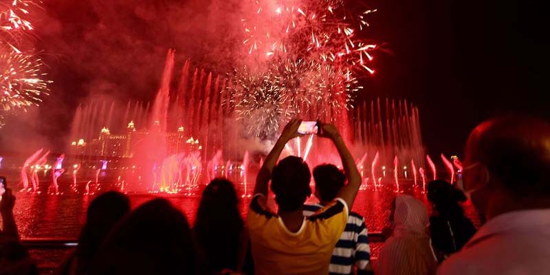 national day fountain show UAE