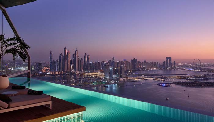 aura pool valentine Dubai