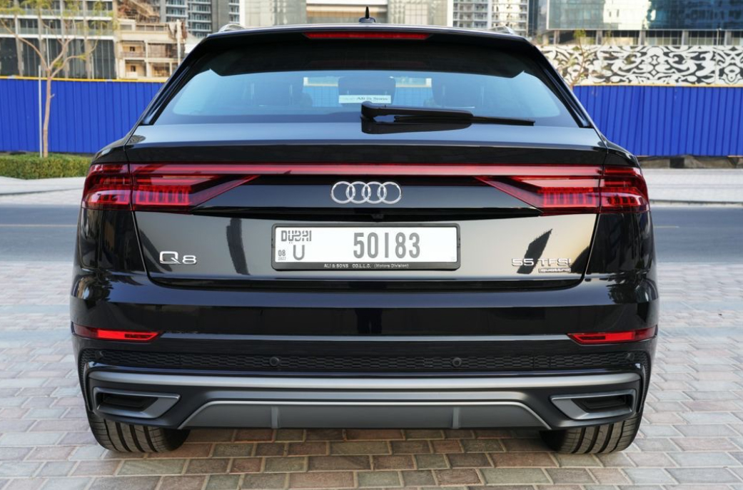 Audi Q8 2021 back
