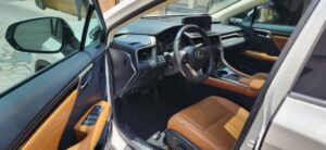 Lexus RX Rental Dubai interior