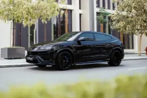 black Lamborghini