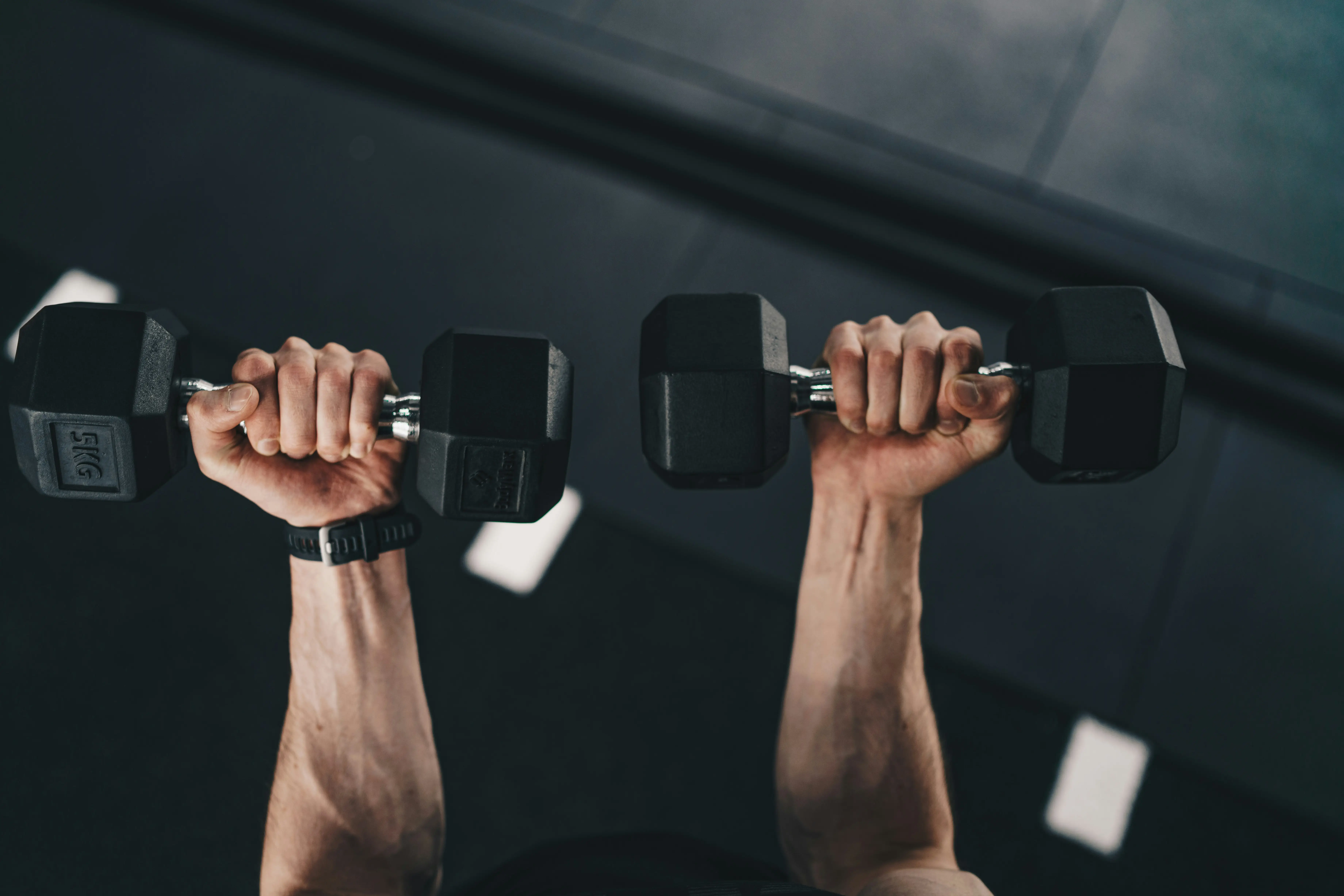 Person lifting weights
