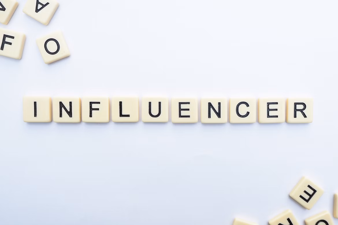 Tiles with letters on a white surface